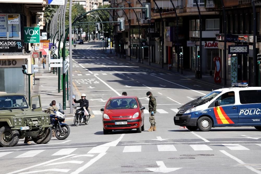 Murcia en su tercer domingo de confinamiento