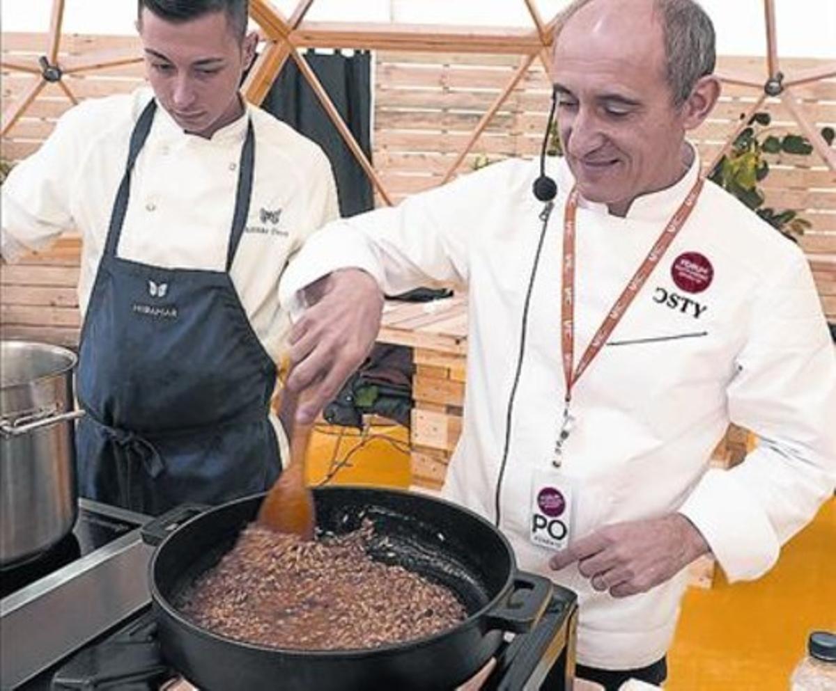 Paco Pérez, al Fòrum Gastronòmic Girona, aquesta setmana.