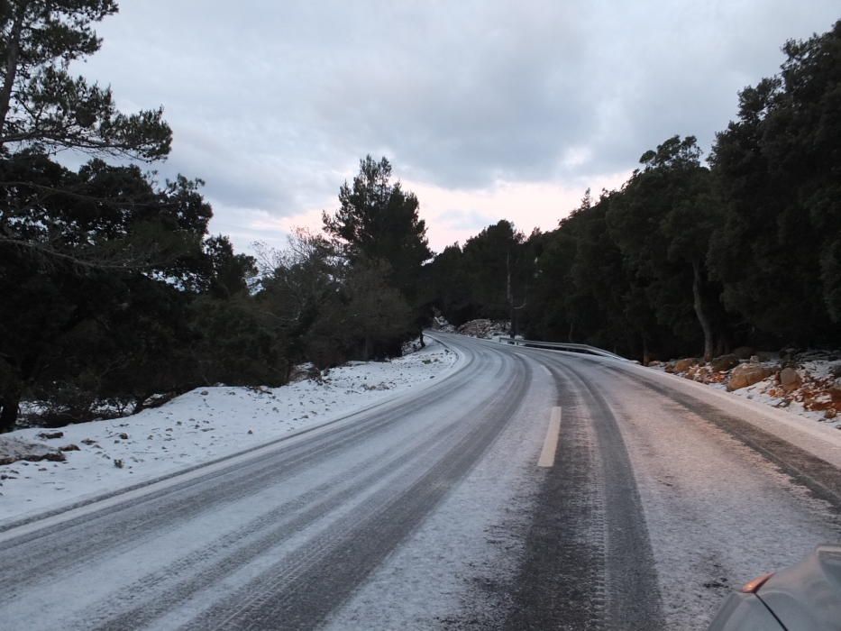 La nieve llega a Mallorca