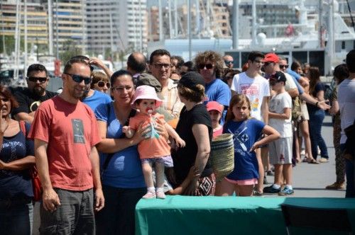 Besuch auf der "Rainbow Warrior" in Palma