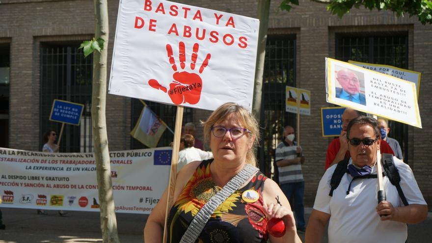 La temporalidad en el Gobierno de Aragón supera el 55%