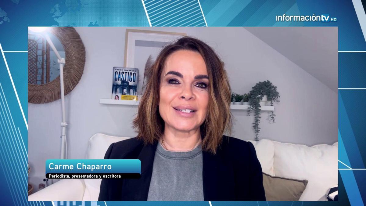 Carme Chaparro presenta su nuevo thriller “Castigo” en "La Entrevista" de Información Tv