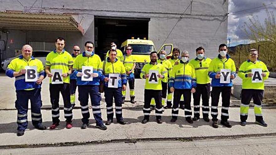 Los trabajadores estaban convocados ayer a un paro de protesta por el despido de un compañero.