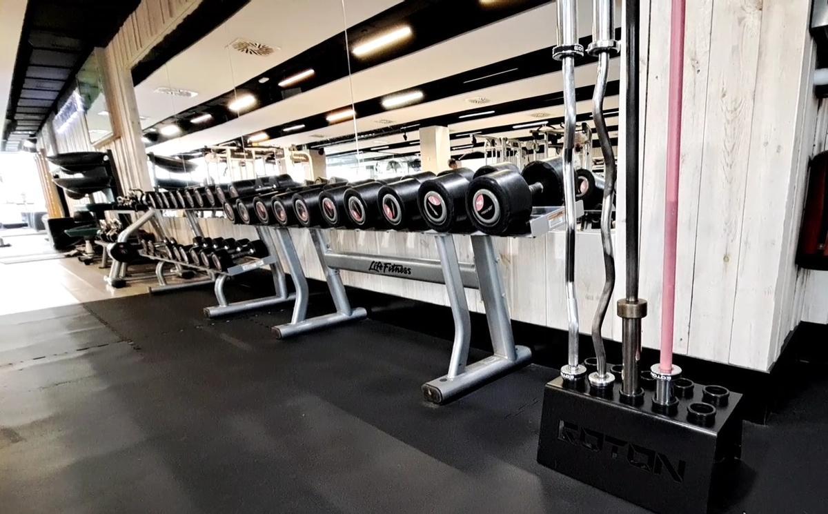 Sala fitness del centro