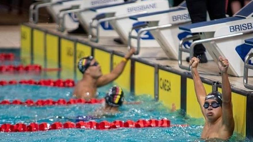 El cacereño Guillermo Gracia lograel oro en 200 estilos y la plata en 800 libres