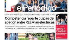 La portada de EL PERIÓDICO del 18 de abril de 2026