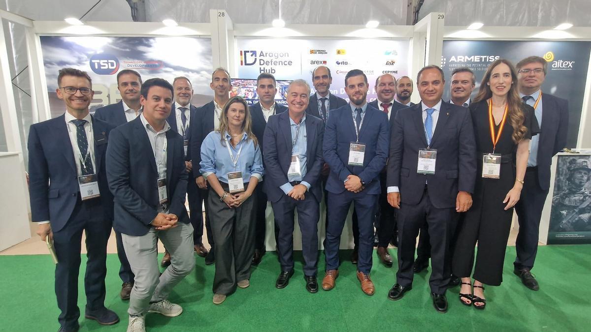 Nueve empresas de Aragón muestran sus capacidades tecnológicas al Ejército de Tierra en una feria de Toledo