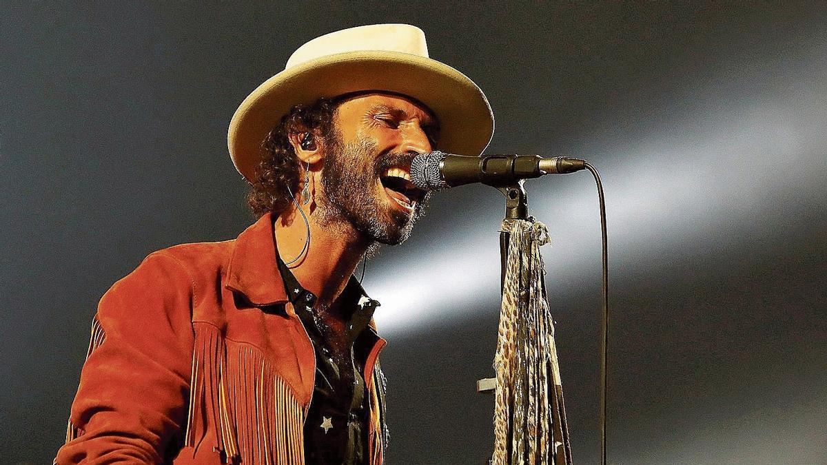 El cantante Leiva en un concierto.