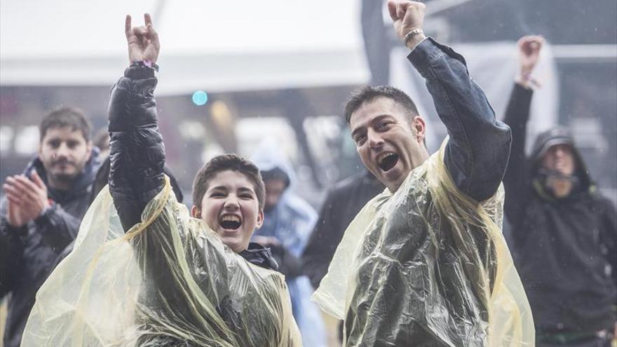 La lluvia vuelve a ser compañera de Extremúsika