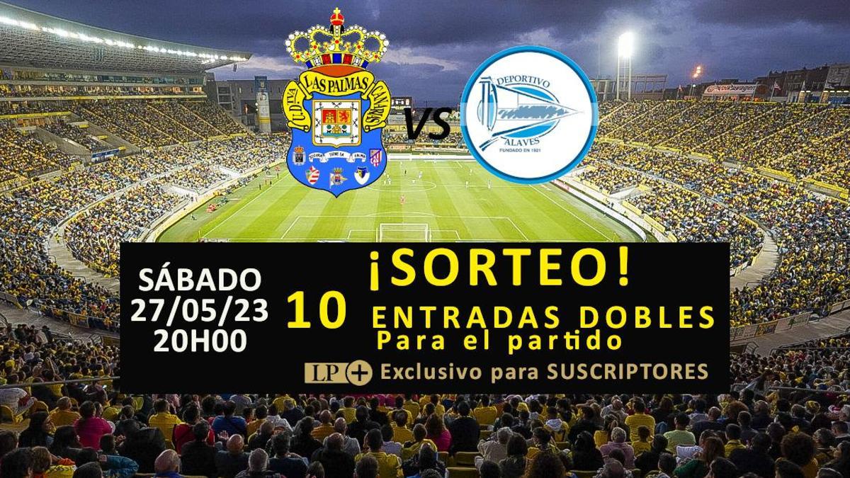 LA PROVINCIA sortea 10 entradas dobles para el partido UD Las Palmas - Alavés