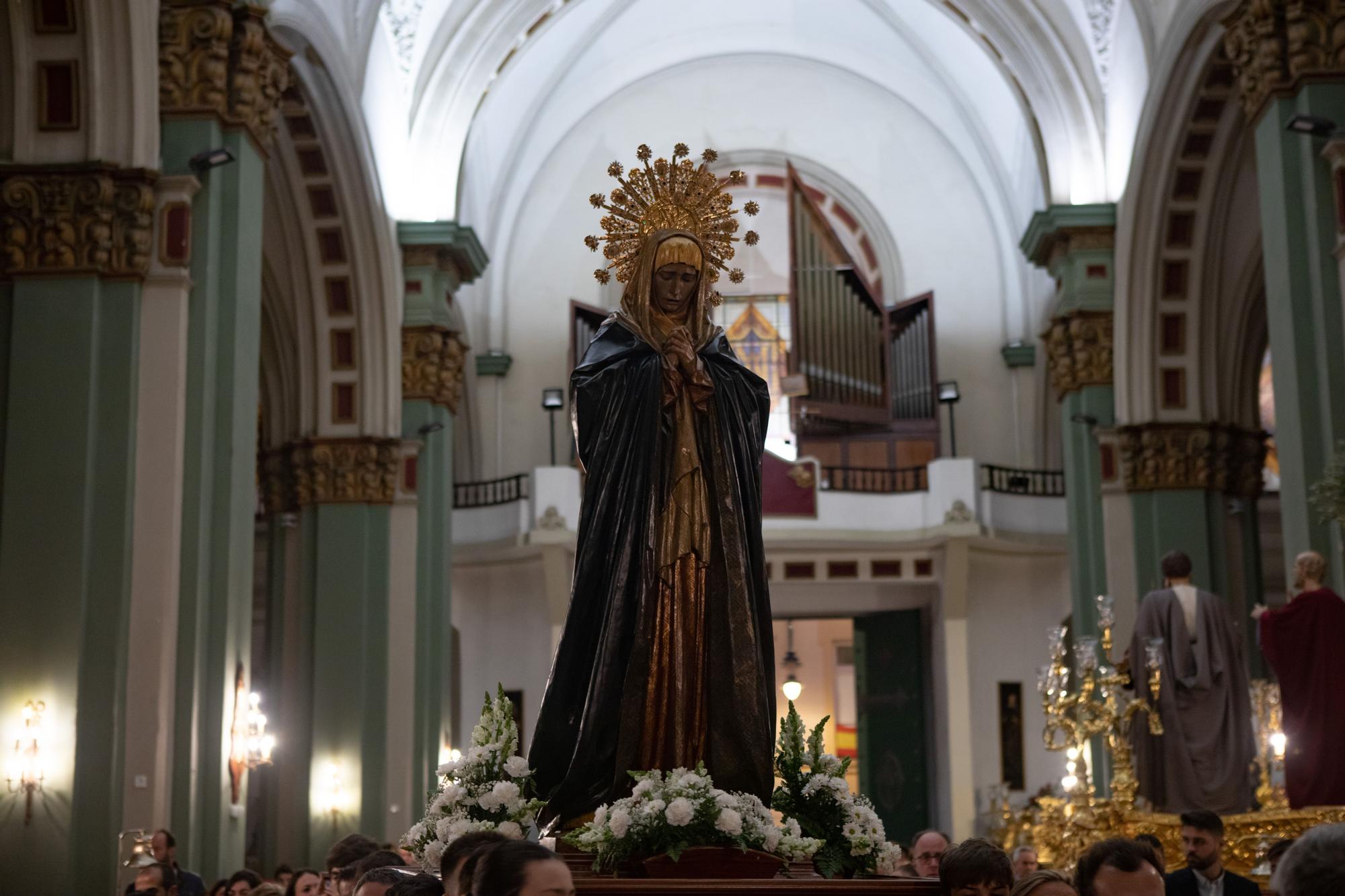 Traslado de los Cristos y Vírgenes de marrajos y californios en Cartagena