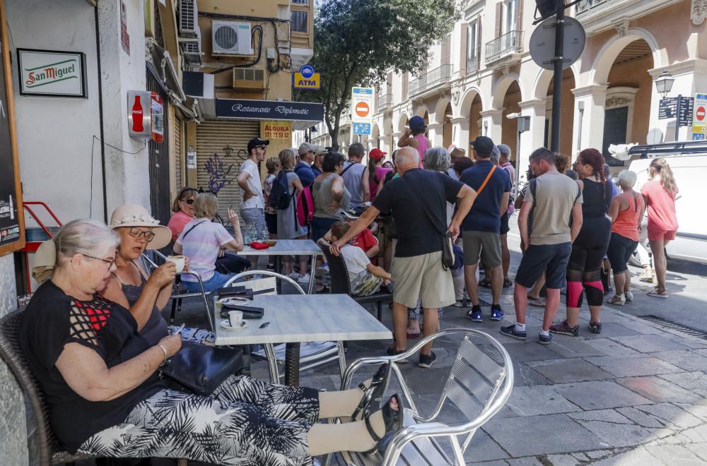 Kreuzfahrer überrennen Palma de Mallorca