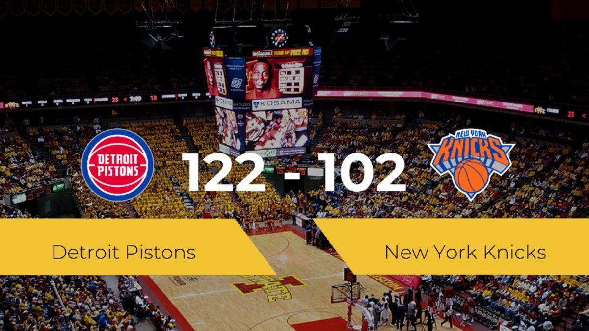 Detroit Pistons consigue la victoria frente a New York Knicks por 122-102