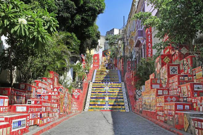 La escalera de Selarón en Río de Janeiro