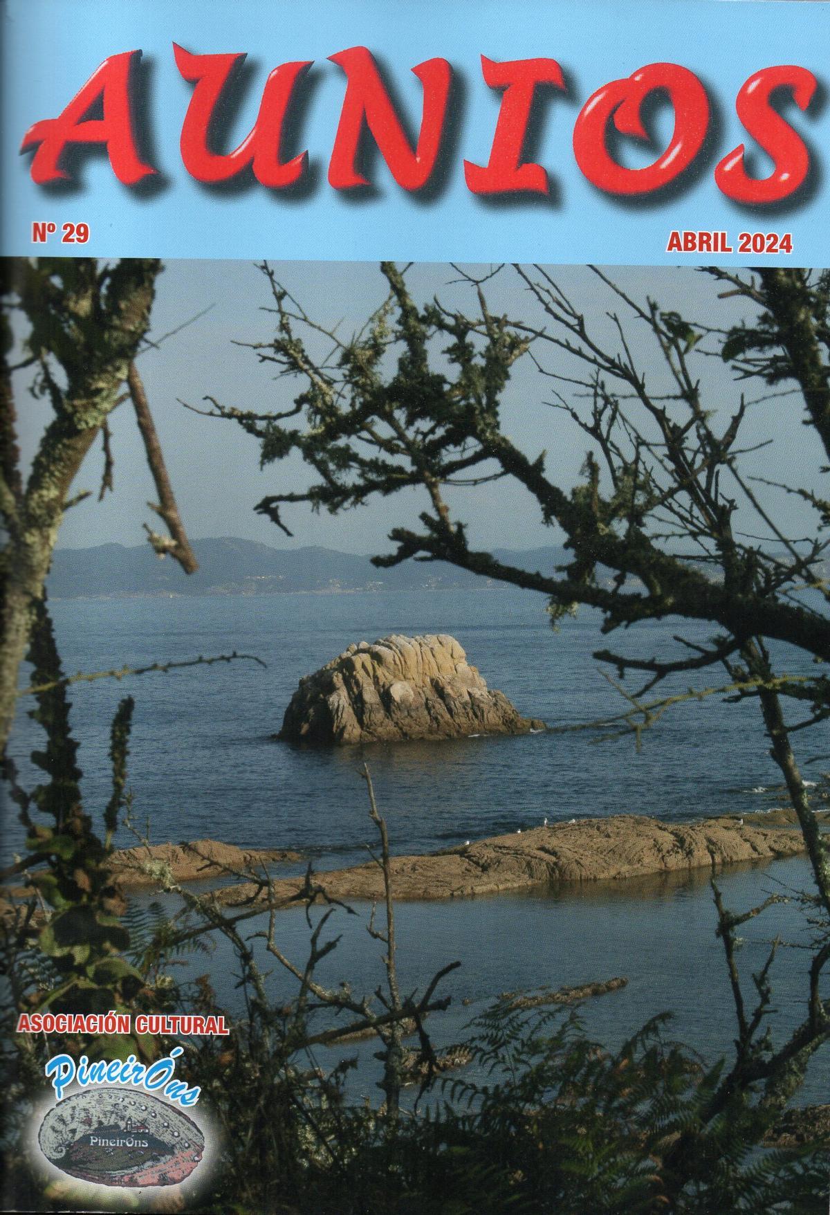 La portada del número 29 de la revista Aunios, de PineirÓns.