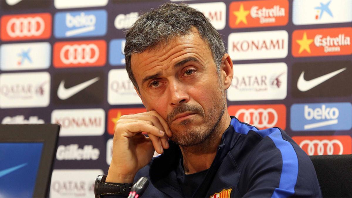 Luis Enrique Martínez, entrenador del FC Barcelona