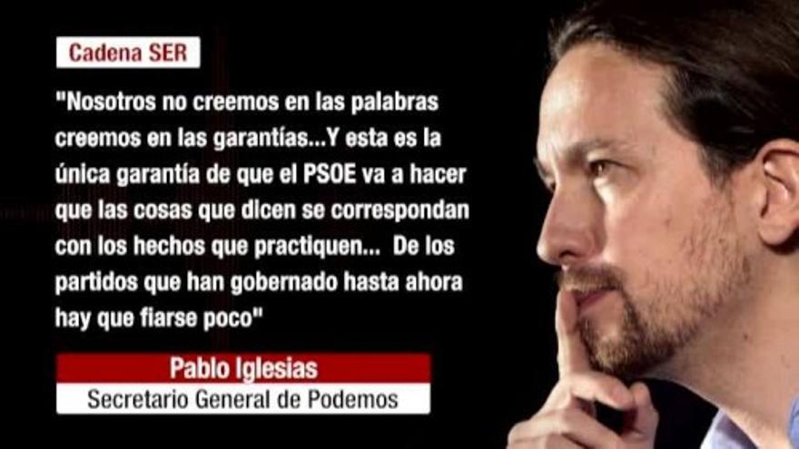 Podemos se reafirma en su propuesta