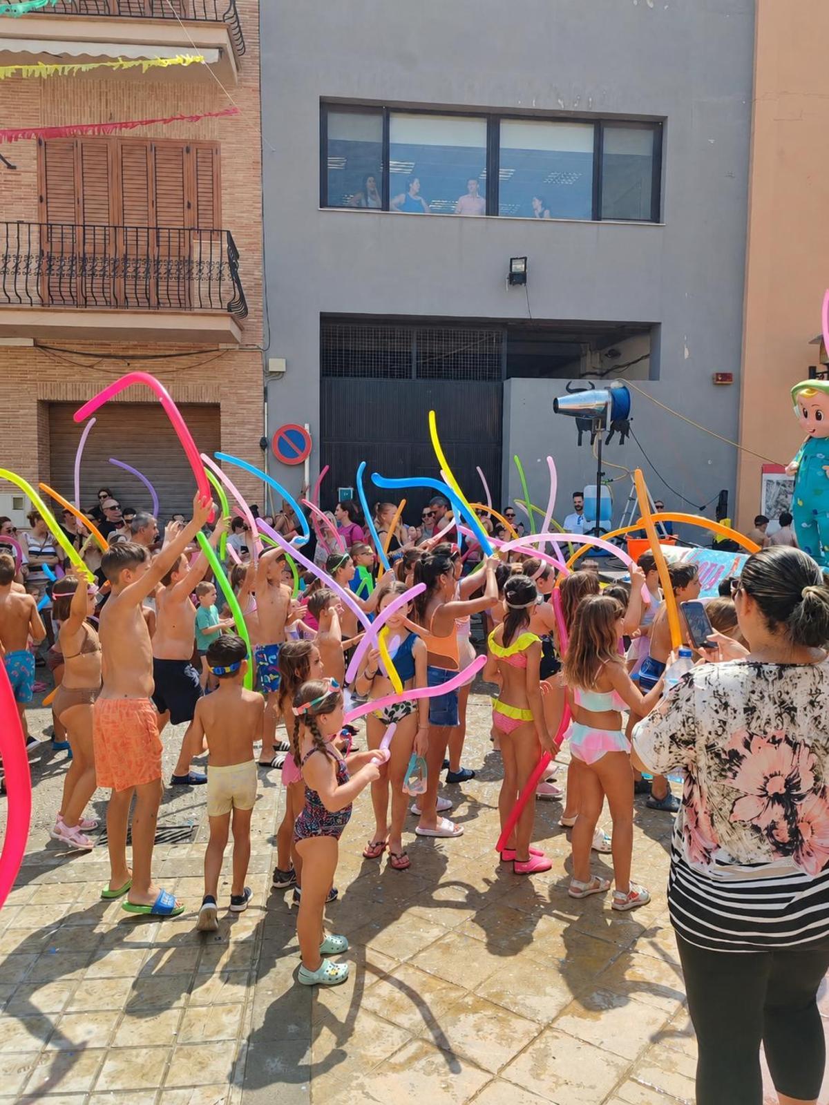 Activitats aqüàtiques per als més menuts durant les festes de Massalfassar.