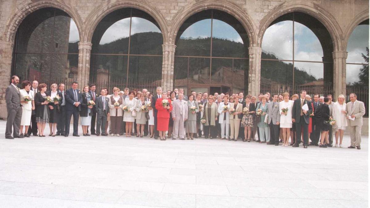 Celebració de les noces de plata, ara fa 25 anys