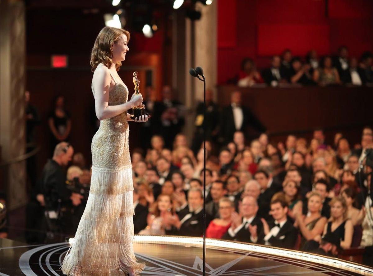 Emma Stone se lleva el Oscar por su papel en 'La La Land'