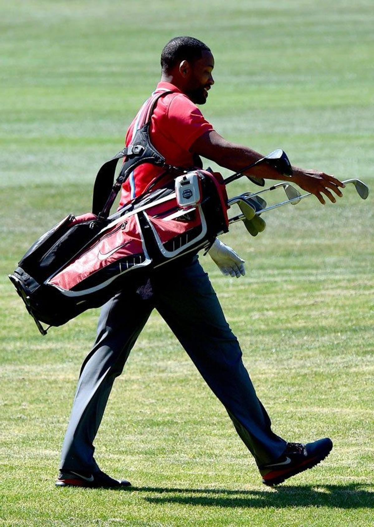Will Smith en el campo de golf