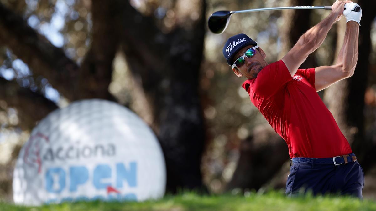 Rafa Cabrera-Bello saldrá con dos golpes de ventaja en la última jornada del Open de España