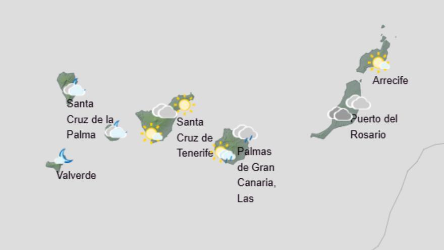 Pronóstico del tiempo en Canarias (del 12 al 18 de enero)