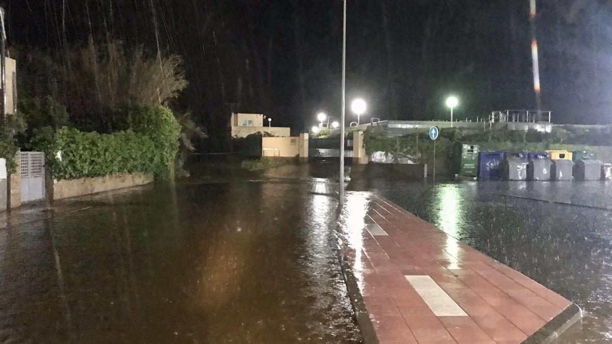 L&#039;aigua ha generat problemes al Port de la Selva