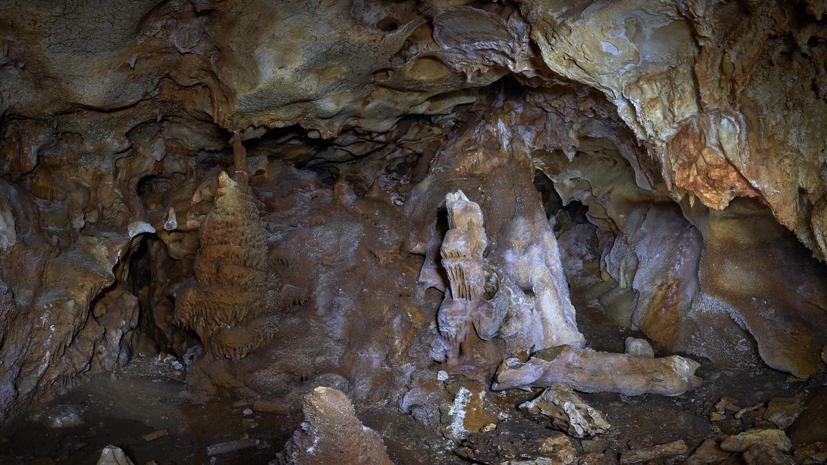 Interior de las Cueva de las Estegamitas.