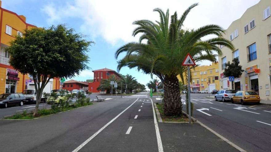 Avenida de Los Majuelos, en el distrito Suroeste.