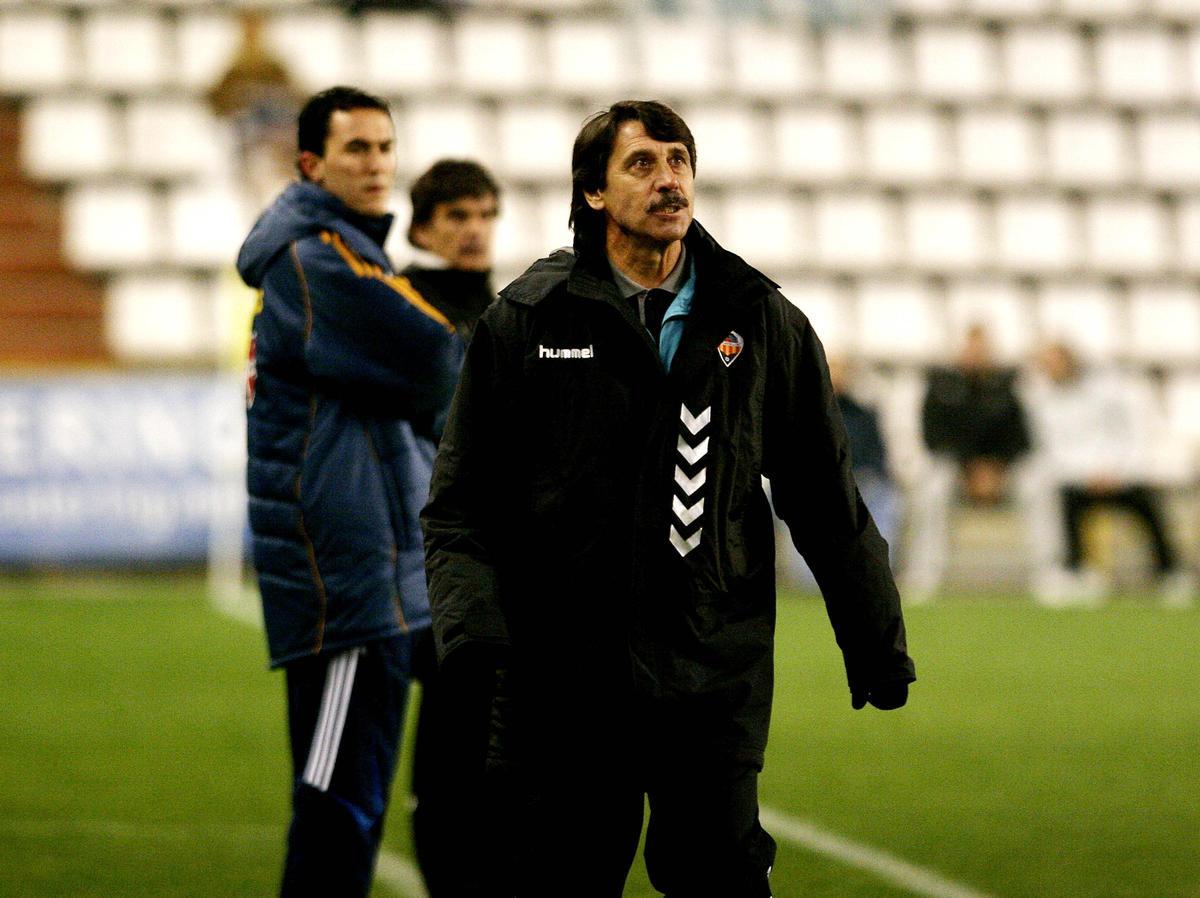 Pepe Moré, durante un Valladolid-Castellón en Zorrilla.