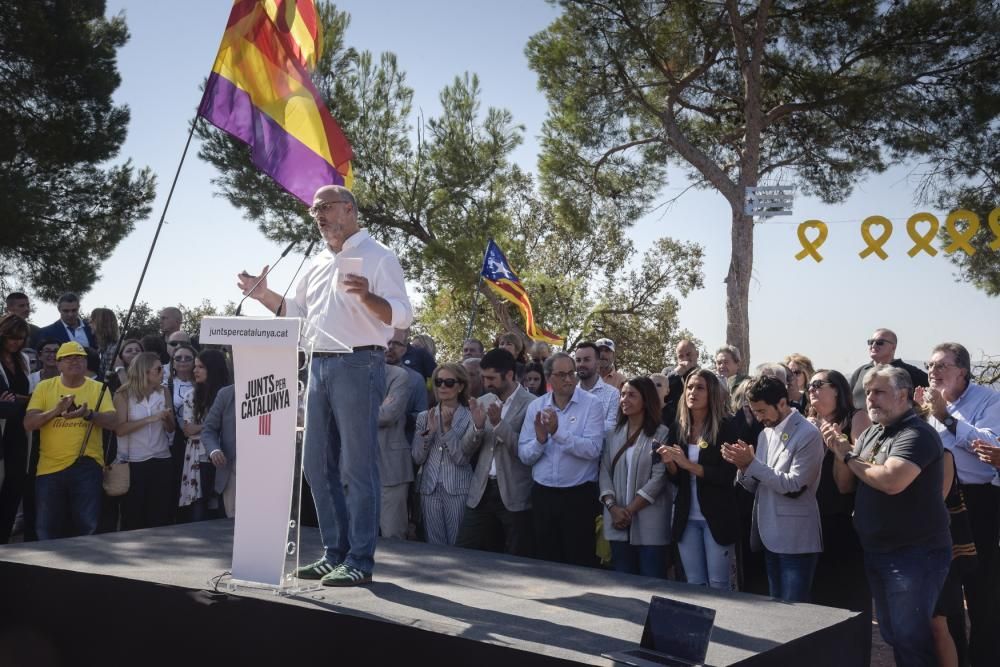 Acte institucional de Junts per Catalunya a Lledon