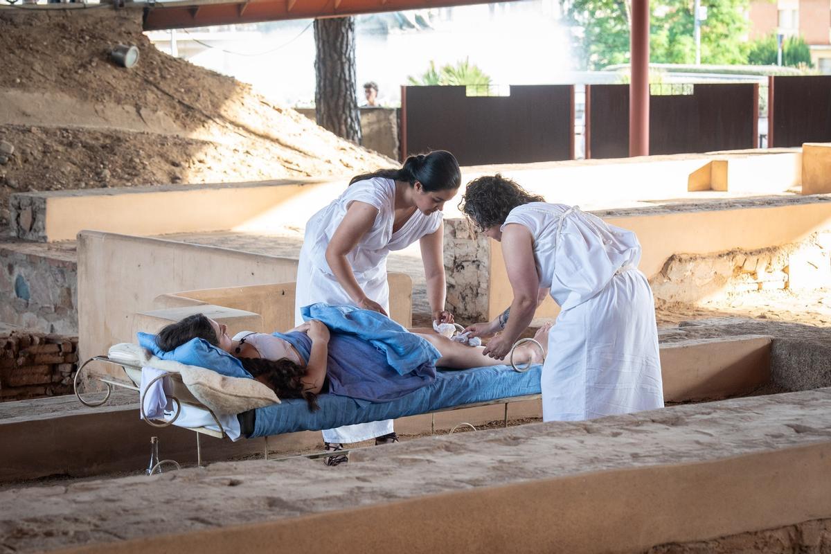 Ritos funerarios en Emerita Augusta.