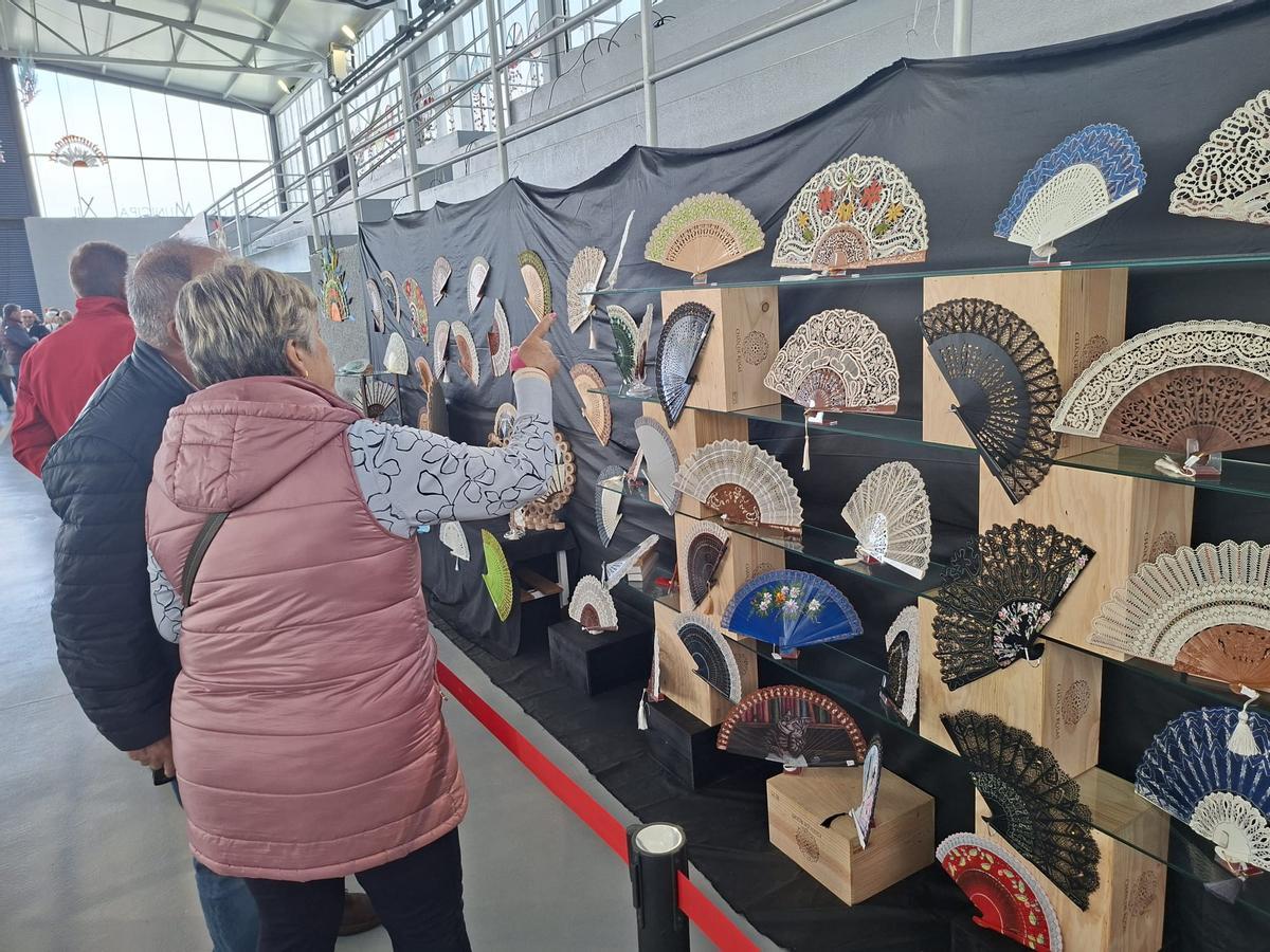 Exposición de abanicos.