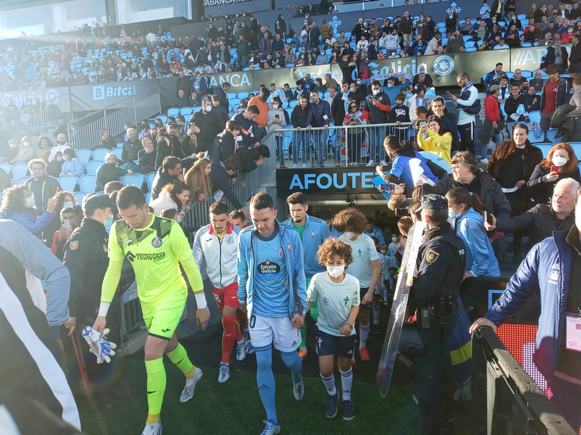 El Celta-Getafe, en imágenes