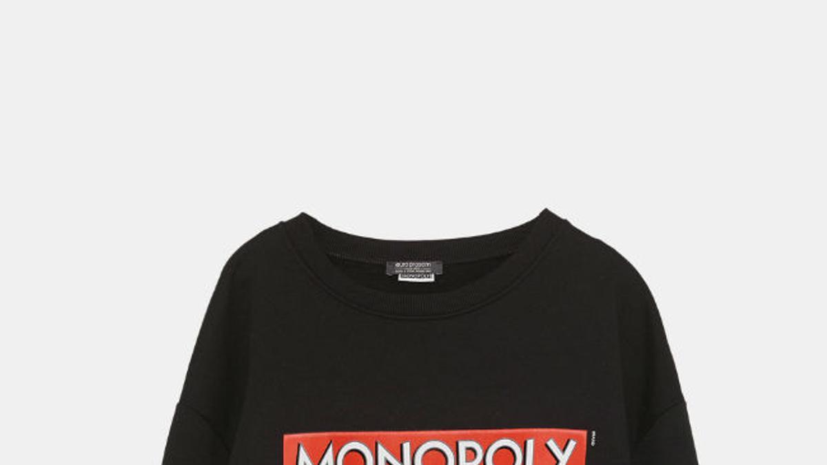 Monopoly sweatshirt cheap zara