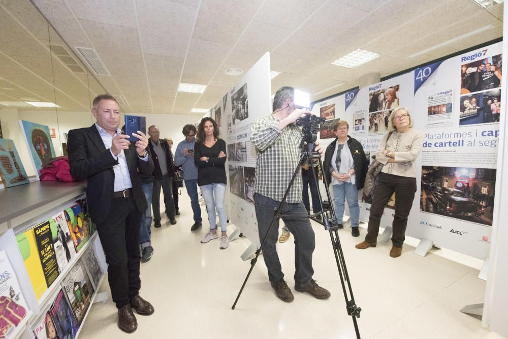 Exposició d'aniversari de Regió7 a Puig-reig