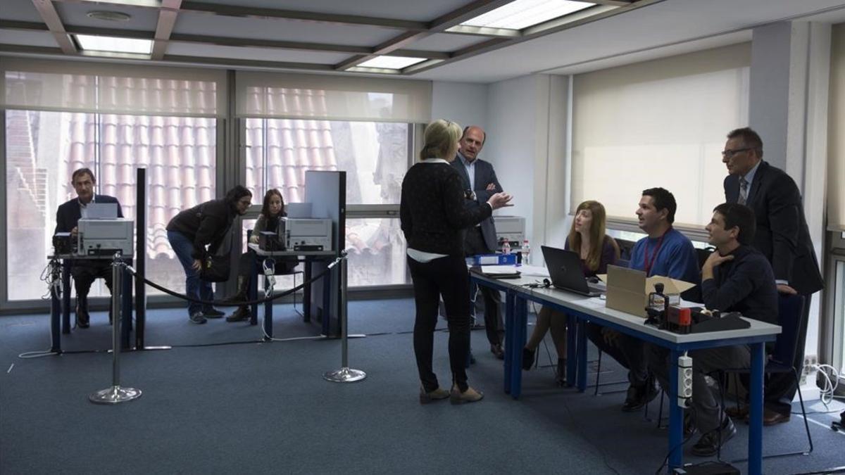 Elecciones en la Cambra de Comerç de Barcelona el pasado 8 de mayo.