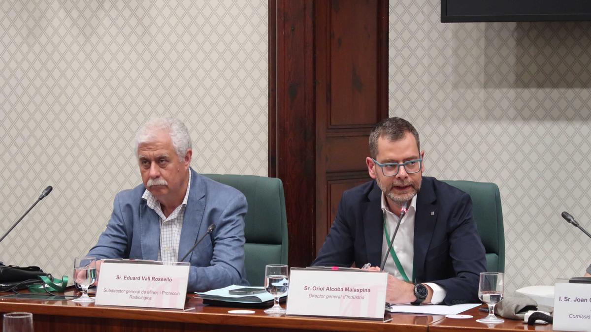 Eduard Vall i Oriol Alcoba ahir al Parlament de Catalunya