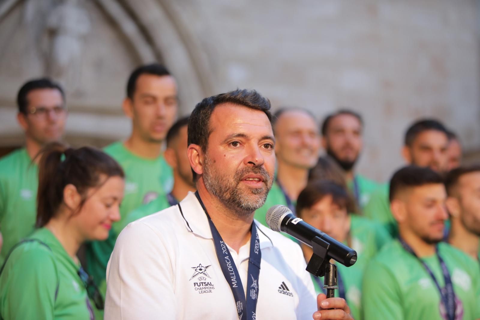 El Mallorca Palma Futsal celebra su UEFA Futsal Champions League