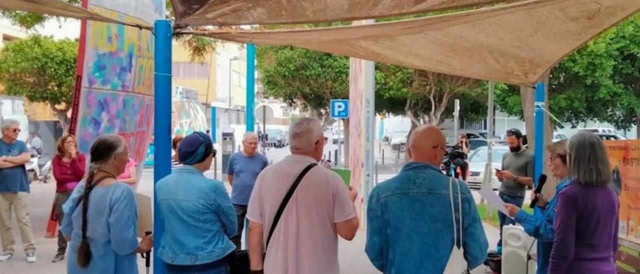 Concentración por la pensión mínima de 1.080 € en Ibiza | G.M.
