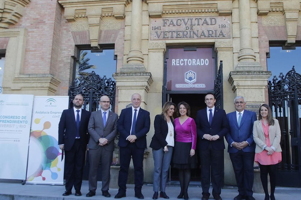 Susana Díaz inaugura el II Congreso de Emprendimiento Universitario