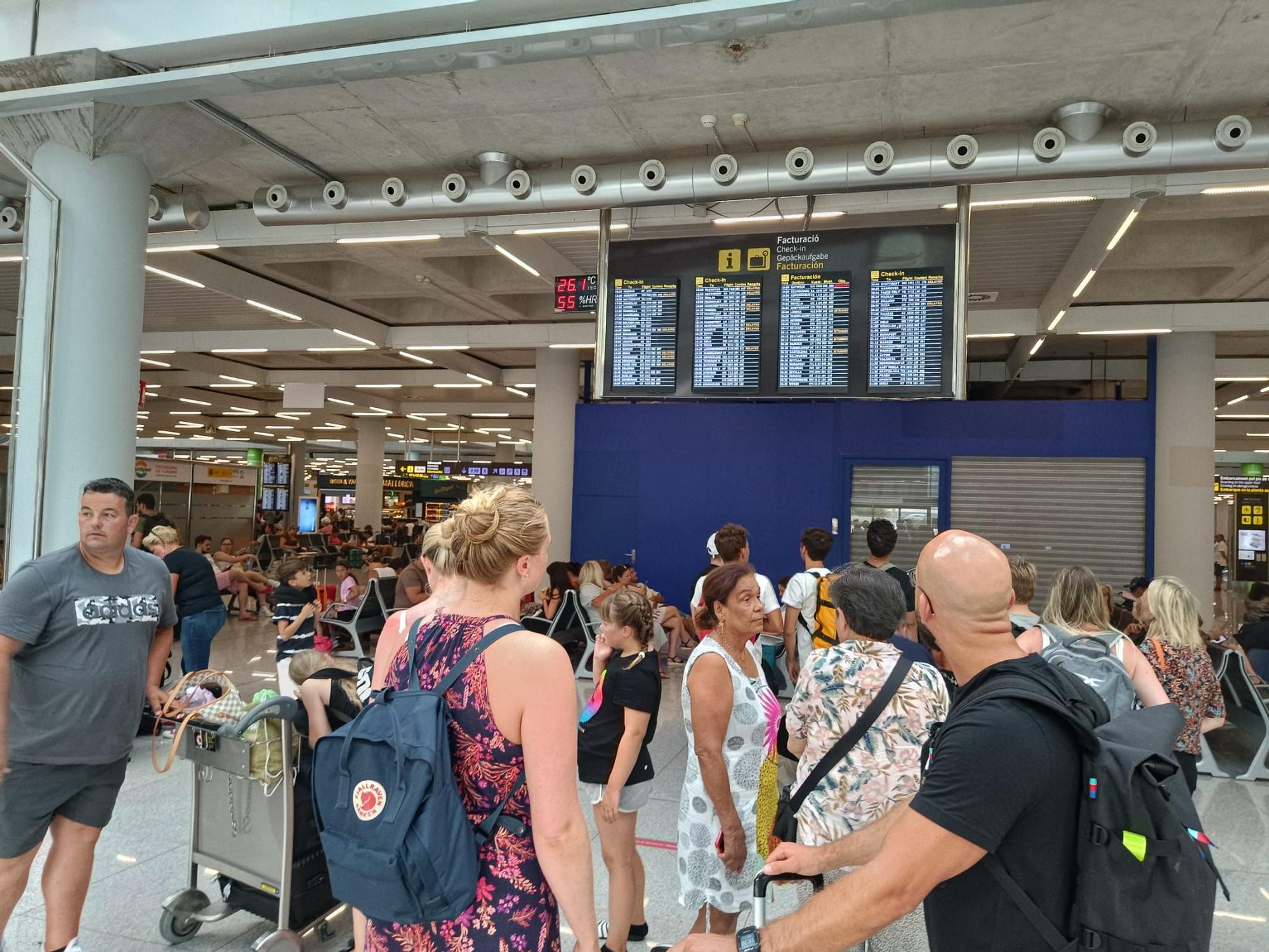 El aeropuerto de Palma registra una avería en el sistema de automatizado de equipajes