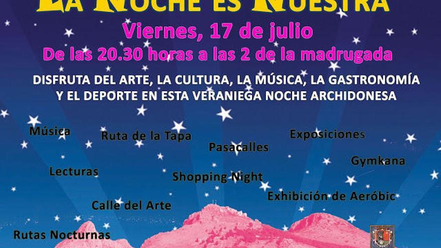 Archidona celebra este viernes &#039;La Noche es Nuestra&#039;