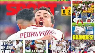 Francia y toda la prensa internacional se rinde a España en las portadas de hoy: "Estrella fugaz"