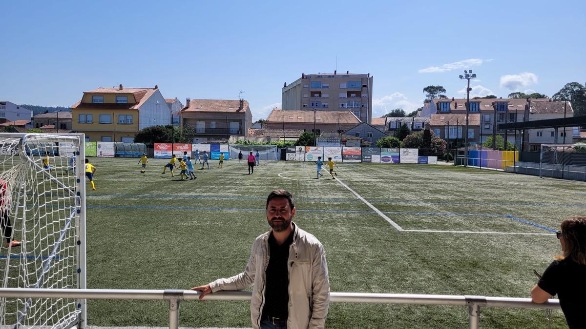 Samuel Lago es uno de los que acudieron al fútbol.