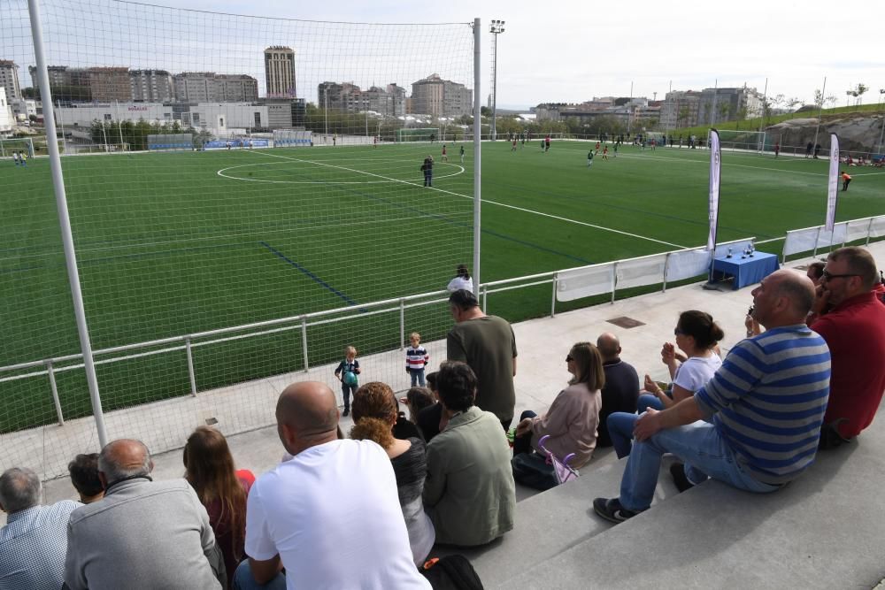 Inauguración de los campos de fútbol de Visma