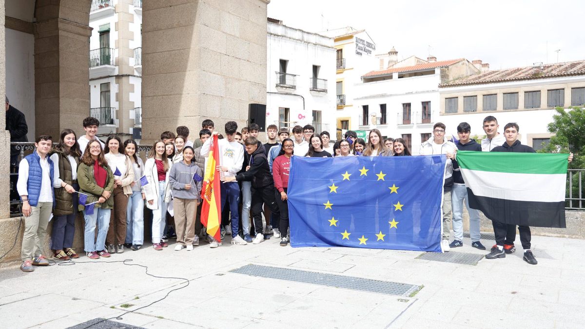 Cáceres celebra el Día de Europa con la mirada puesta en la Capitalidad 2031