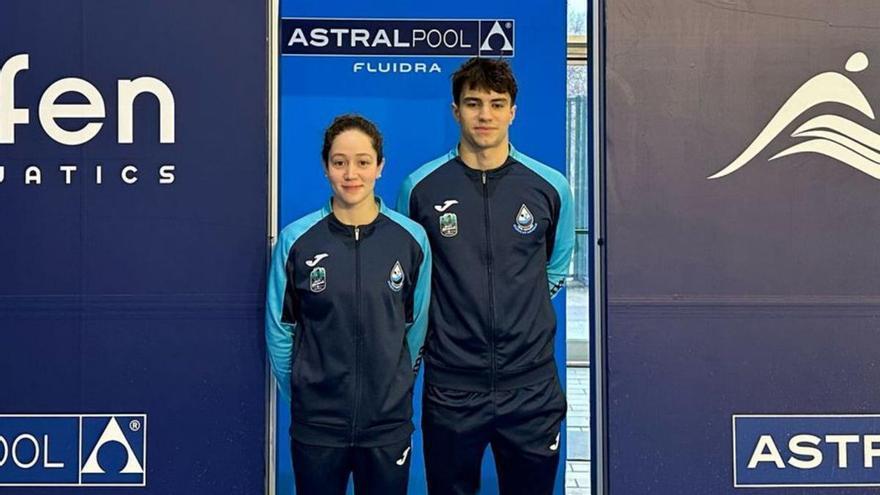 Carlota San Martín y Juan Díaz brillan en Open Nacional de Natación, celebrado en Sabadell