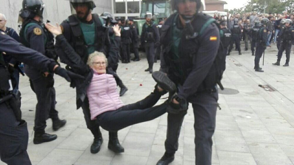 Una dona desallotjada a Sant Julià de Ramis